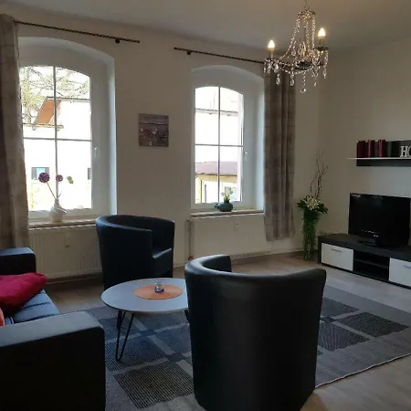 Ferienwohnung Am Bahndamm _gro_ * 萨斯尼茨