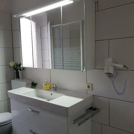 公寓 Ferienwohnung Am Bahndamm _gro_ 萨斯尼茨